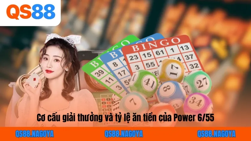 Cơ cấu giải thưởng và tỷ lệ ăn tiền của Power 6/55